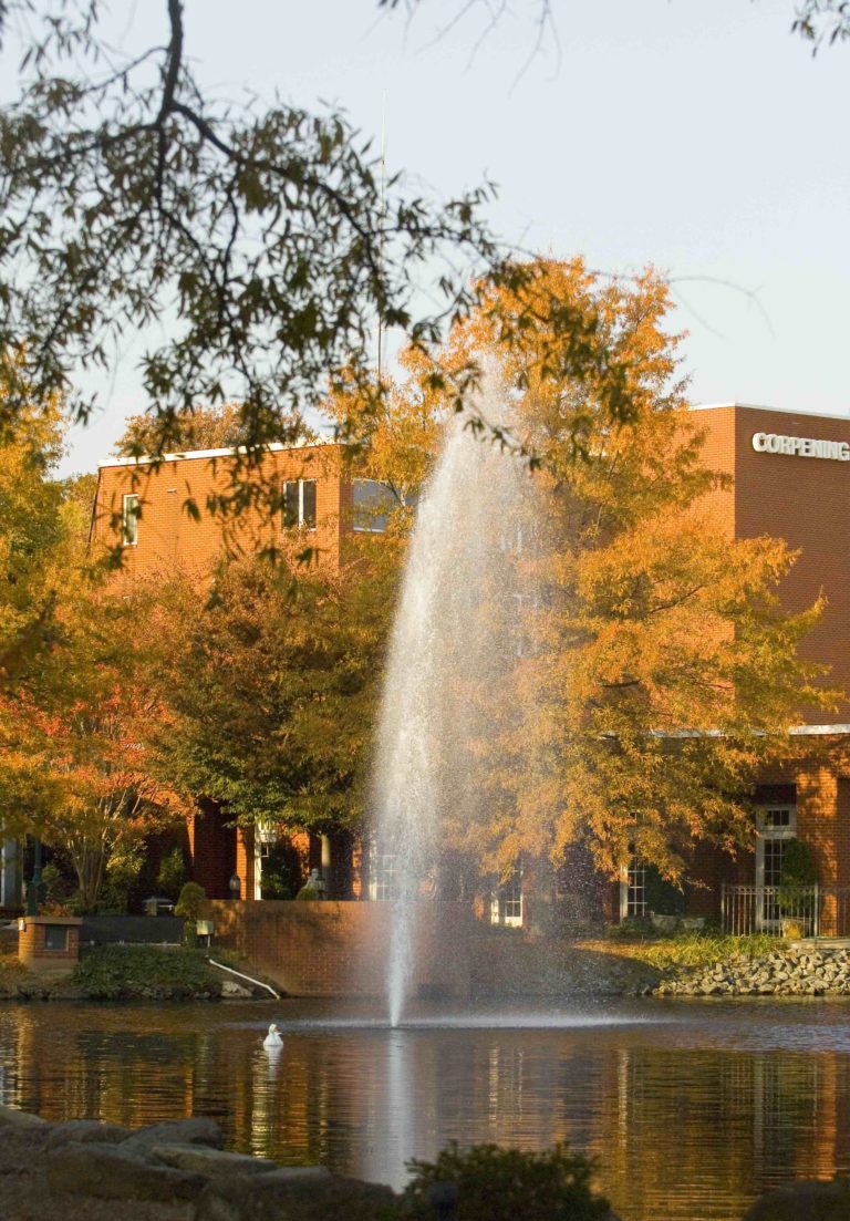 Fountain in Autumn
