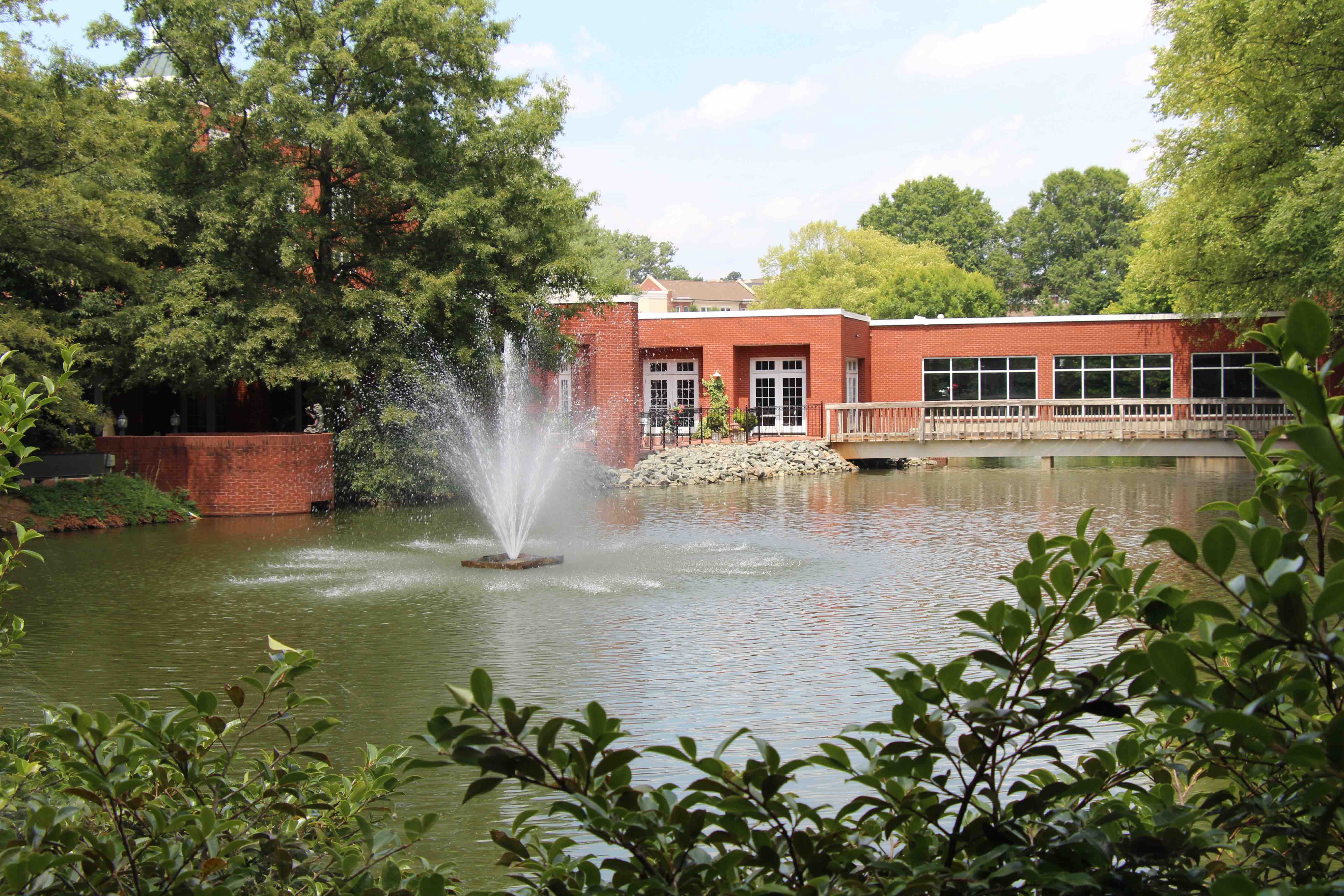 Fountain in Pond