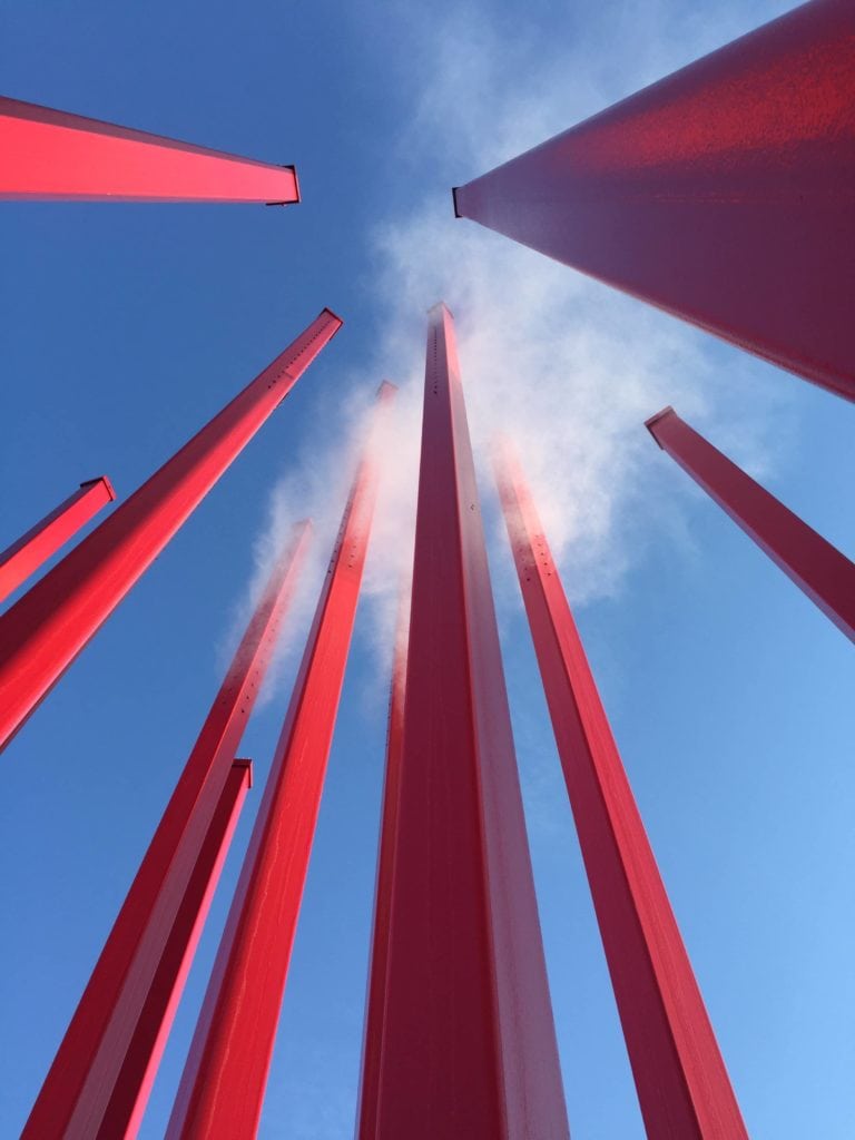 Art Park Red Sculpture