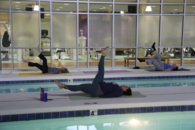Yoga Instructor with Residents